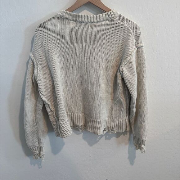 Wildfox "Sure, Yeah, OK" Distressed Knit Sweater - Picture 4 of 4
